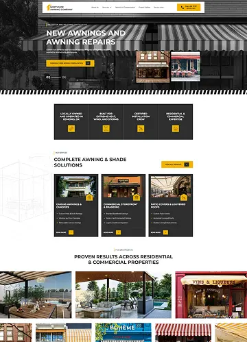 Northside Awning Company Website